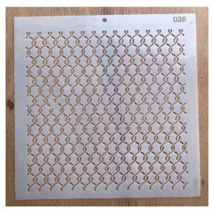 Stencil 20x20cms Multiarte 038 Tejido alambre