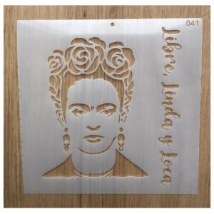Stencil 20x20cms Multiarte 041 Frida Kahlo