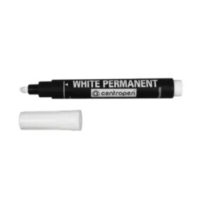 Marcador Permanente Blanco Centropen Grueso 2.5mm