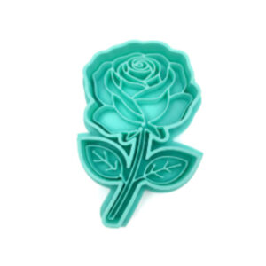 Sello Rigido flor con cortante 5cms de alto EF021