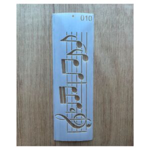 Stencil 8 x 25cms Multiarte 010 musica