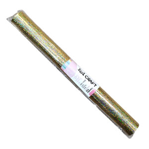 Rollo Papel Foil 5mts x 32 cms Oro Glitter Ibi Craft