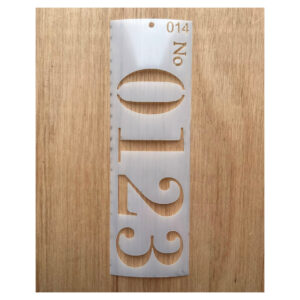 Stencil 8 x 25cms Multiarte 014 Numeros