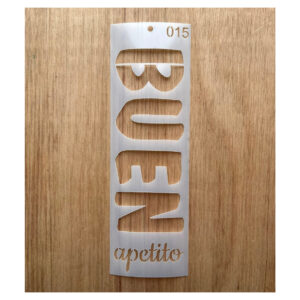 Stencil 8 x 25cms Multiarte 015 Buen Apetito