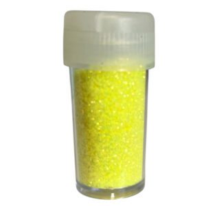 Glitter Amarillo Fluor 3grs Con Tapa Dosificadora