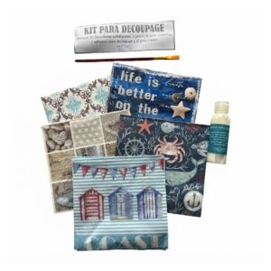 Kit de servilletas para decoupage Modelo Mar