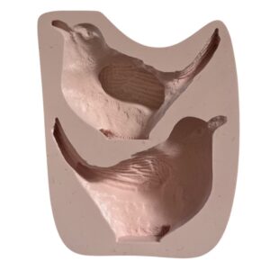Molde de Silicon a Pajarito 7,5cms de largo 070