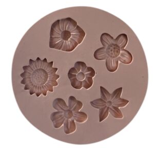 Molde de Silicona Flores 2,5cms 078