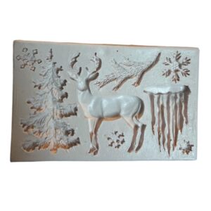 Molde de Silicona Renos 6cms de alto 104