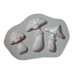 Molde de Silicona Hongos 4cms de alto 120