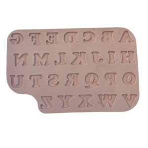 Molde de Silicona Letras 1,5cms de alto 149