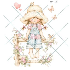 Transfer color - 20x25cms Sarah Kay Multiarte TP-172