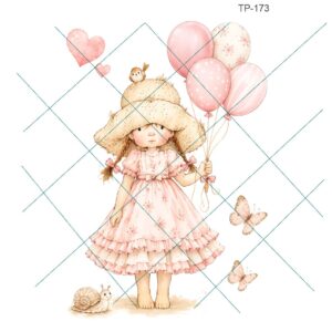 Transfer color - 20x25cms Sarah Kay Multiarte TP-173