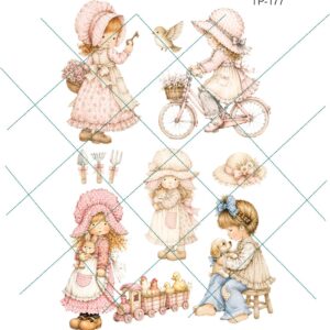 Transfer color - 20x25cms Sarah Kay Multiarte TP-177