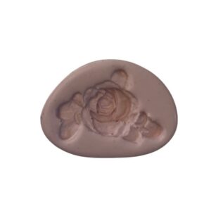 Molde de Silicona Rosa 4cms x 6cms 027