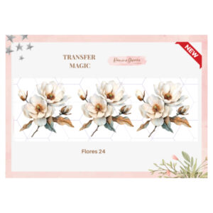 Transfer Color - 25cms x 29cms Flores 24