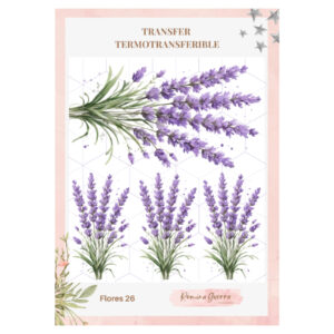 Transfer Color - 25cms x 29cms Flores 26