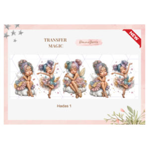 Lamina Transfer Magic UV 8cms x 25cms Hadas 1