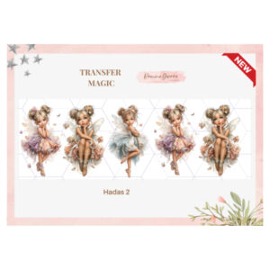 Lamina Transfer Magic UV 8cms x 25cms Hadas 2