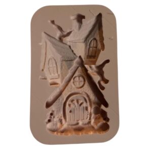 Molde de Silicona Casita 4,5cms x 8cms M15