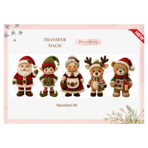 Transfer Color - 25cms x 29cms Navidad 28