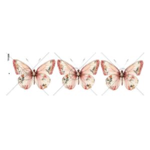 Transfer color Premium 9x28cms Estampa Felicce TP-3094 Mariposas
