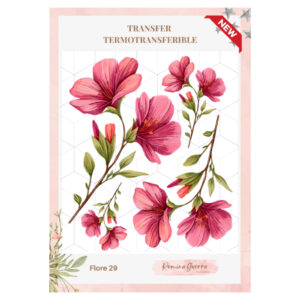 Transfer Color - 25cms x 29cms Flores 29