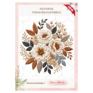 Transfer Color - 25cms x 29cms Flores 1