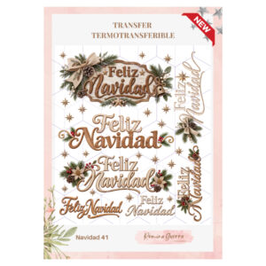 Transfer Color - 25cms x 29cms Navidad 41